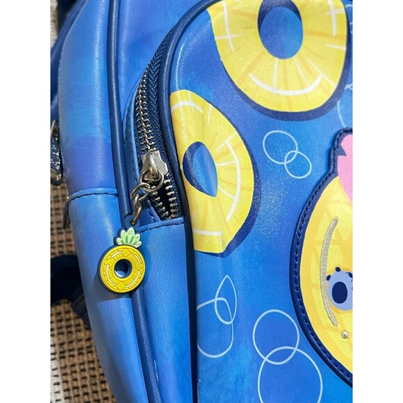 Loungefly Disney Lilo And Stitch Pineapple Floaty Stitch Mini Backpack - Picture 8 of 12